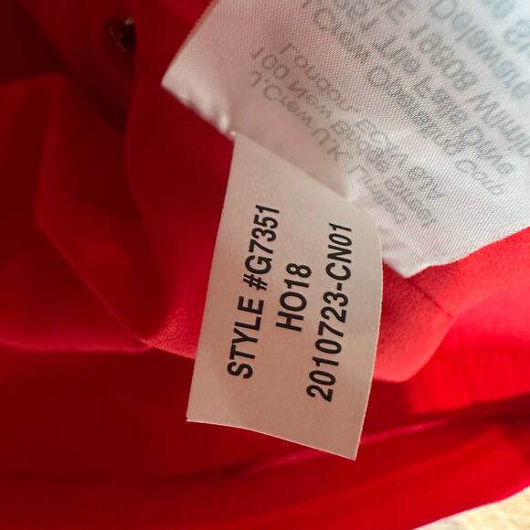 Madewell Silk Button Down Cami Cranberry Red 22 - Picture 8 of 14